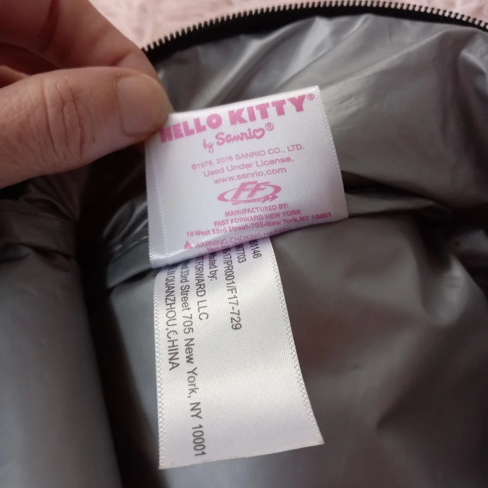 SOLD! Hello Kitty y2k glittery insulated lunch tote! EUC! Vintage kawaii sanrio! - Picture 10 of 15